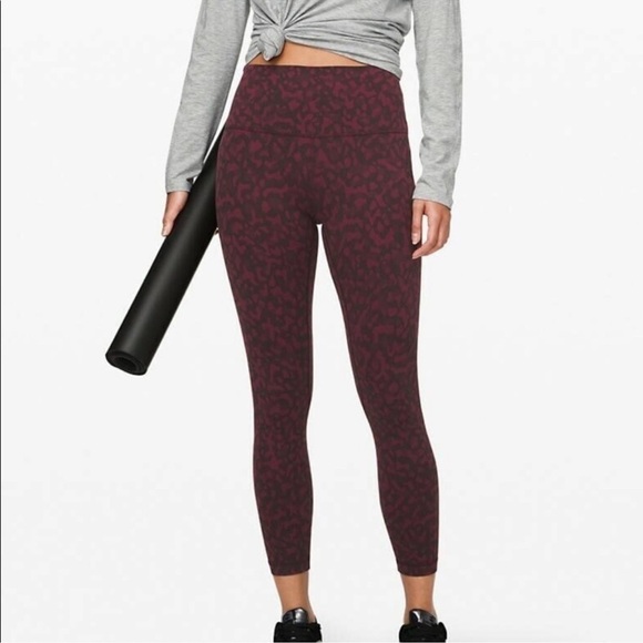 Lululemon Align Leggings Camo Dark Adobe Multi | High-Rise Yoga & Workout Pants - Picture 4 of 11